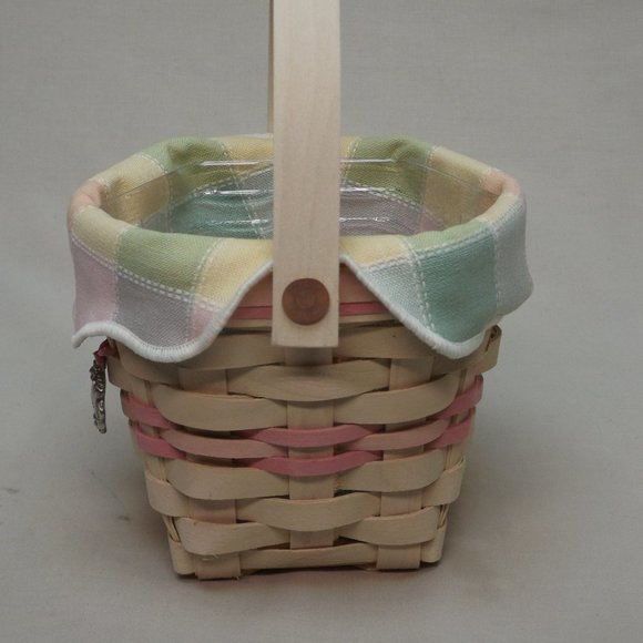 Longaberger 2001 Horizon of Hope /A.C.S. Basket Combo Complete with Lid - Picture 8 of 16